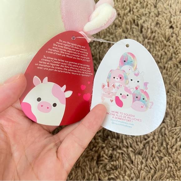 Squishmallow 5" Caedyn (Heart Nose Cow) - Valentines Exclusive BNWT - Picture 3 of 6